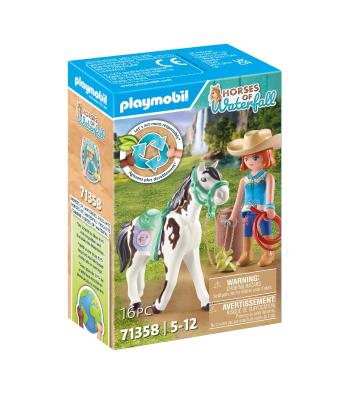 Opakowanie Playmobil Ellie i Sawdust ćwiczące western riding 71358