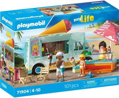 Opakowanie Playmobil Furgonetka z lodami i sklepikiem surfingowym 71904