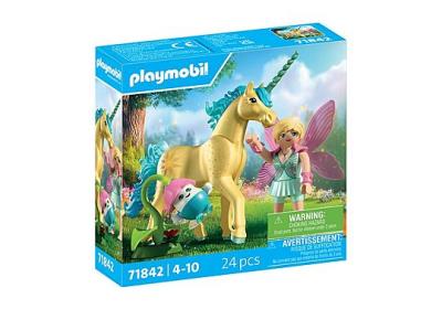 Opakowanie Playmobil Jednorożec do kolekcjonowania: Sunshine Blossom z wróżką 71842