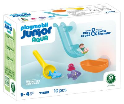 Opakowanie Playmobil JUNIOR AQUA Wodna zjeżdżalnia z morskimi zwierzątkami 71689