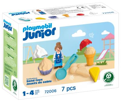 Opakowanie Playmobil JUNIOR: Lodziarnia z piasku 72006