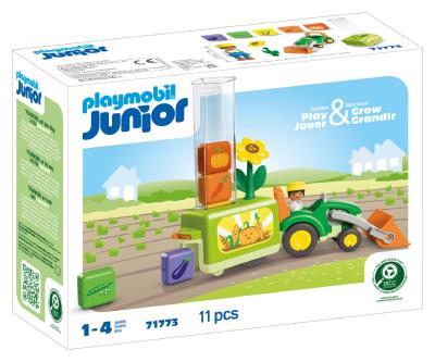 Opakowanie Playmobil JUNIOR: Traktor z siewnikiem 71773
