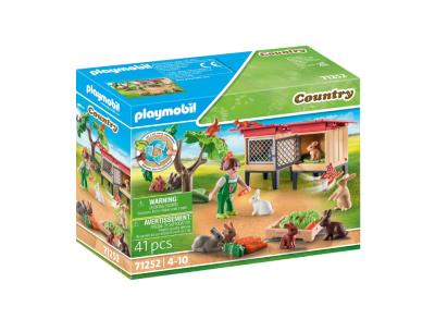 Opakowanie Playmobil Klatki z królikami 71252