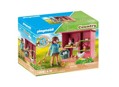 Opakowanie Playmobil Kury z pisklętami 71308