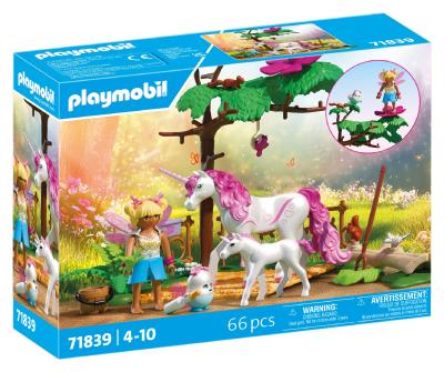 Opakowanie Playmobil Magiczna stajnia jednorożców dla mamy i źrebaka 71839
