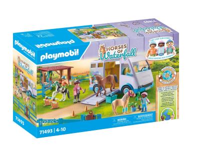 Opakowanie Playmobil Mobilna nauka jazdy konnej 71493