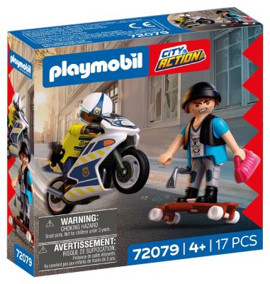 Opakowanie Playmobil Pościg motocyklowy 72079