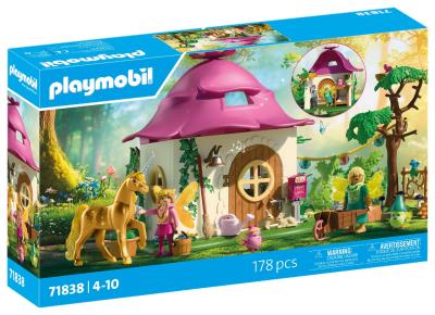 Opakowanie Playmobil Przytulny dom wróżek i złoty jednorożec 71838