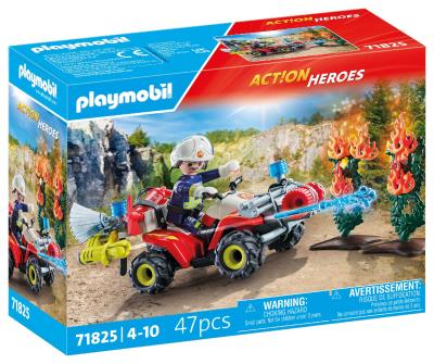 Opakowanie Playmobil Quad straży pożarnej w akcji 71825