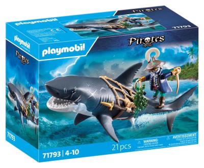 Opakowanie Playmobil Rekin olbrzym z piratem 71793