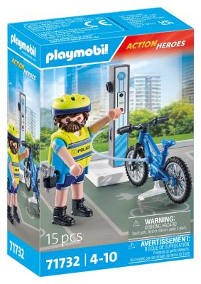 Opakowanie Playmobil Rowerowy patrol policji 71732