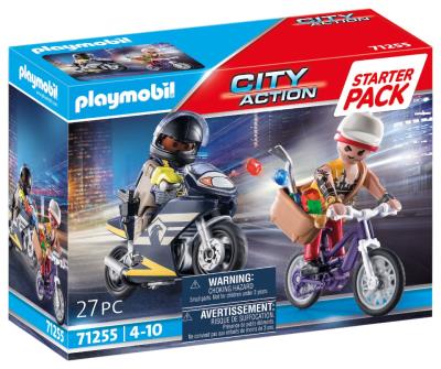 Opakowanie Playmobil Starter Pack Jednostka specjalna ze złodziejem biżuterii 71255