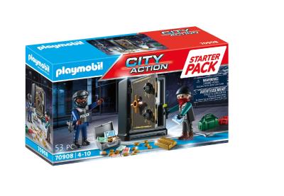 Opakowanie Playmobil Starter Pack Włamanie do sejfu 70908