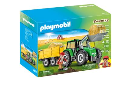 Opakowanie Playmobil Traktor z przyczepą 9317