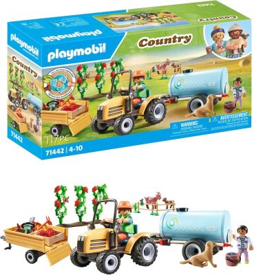 Opakowanie Playmobil Traktor z przyczepą i zbiornikiem na wodę 71442