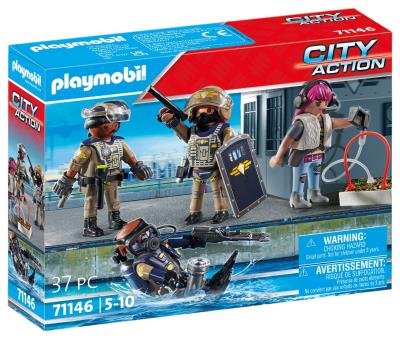 Opakowanie Playmobil Zestaw figurek jednostki specjalnej 71146