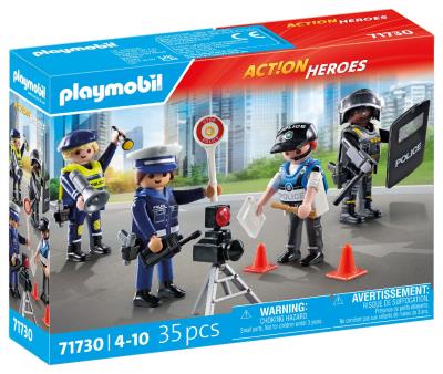 Opakowanie Playmobil Zestaw figurek policjantów 71730