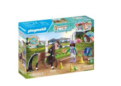 Opakowanie Playmobil Zoe i Blaze z przeszkodami 71355