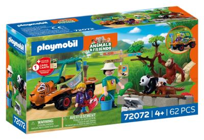 Opakowanie Playmobil Zoo Opiekun zwierząt z pojazdem 72072