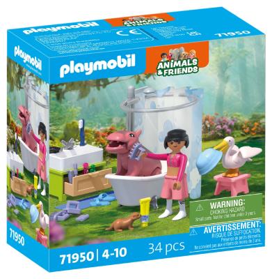 Opakowanie Playmobil Zwierzęta w kąpieli 71950