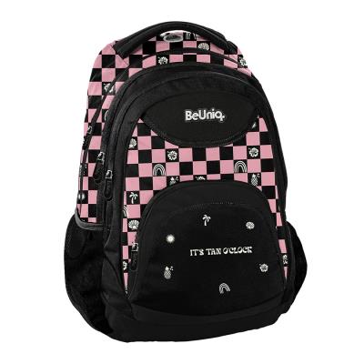 Opakowanie Plecak 3-komorowy Pink kratka-różowa BeUniq BU26SU-2708