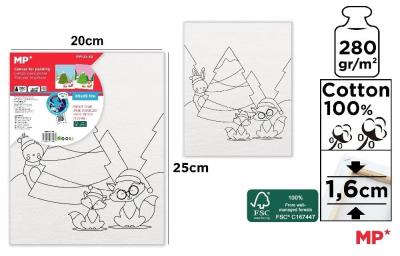 Opakowanie Płótno do malowania 20x25cm