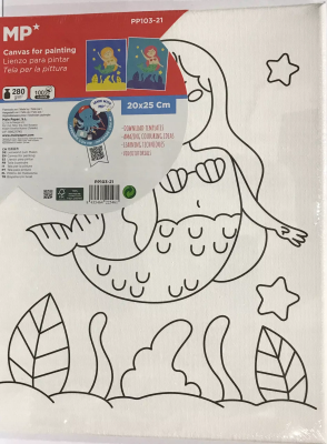 Opakowanie Płótno do malowania syrena 20x25