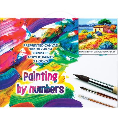 Opakowanie Płótno malarskie ze szkicem do pomalowania 30x40 CM 89644 CENTRUM