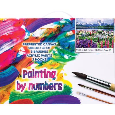 Opakowanie Płótno malarskie ze szkicem do pomalowania 30x40 CM 89645 CENTRUM