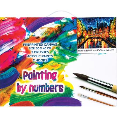 Opakowanie Płótno malarskie ze szkicem do pomalowania 30x40 CM 89647 CENTRUM