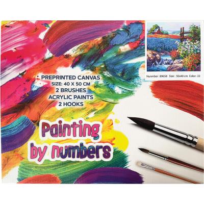 Opakowanie Płótno malarskie ze szkicem do pomalowania 40x50 CM 89658 CENTRUM