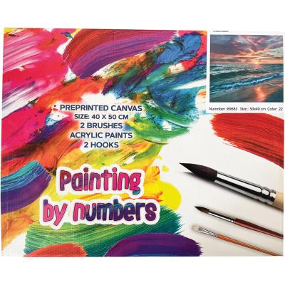 Opakowanie Płótno malarskie ze szkicem do pomalowania 40x50 CM 89683 CENTRUM