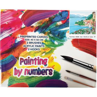 Opakowanie Płótno malarskie ze szkicem do pomalowania 40x50 CM 89686 CENTRUM