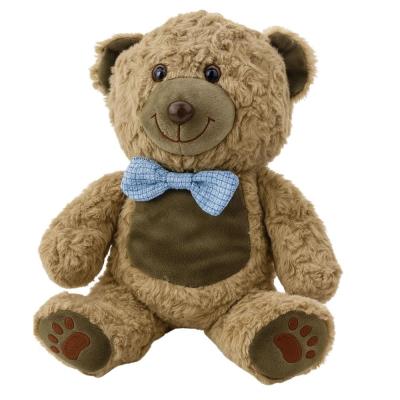Opakowanie Pluszowa maskotka miś z muchą jasnobrązowy 30 cm