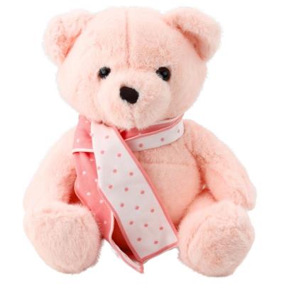 Opakowanie Pluszowa maskotka miś z szalikiem różowy 35 cm