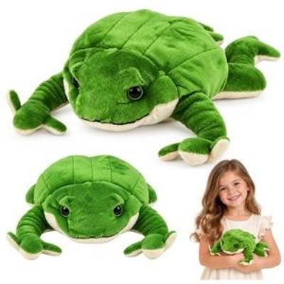 Opakowanie Pluszowa żabka obciążeniowa zielona 26cm