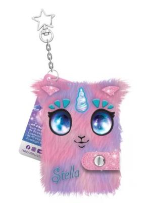 Opakowanie Pluszowy mini notatnik z zawieszką Stella