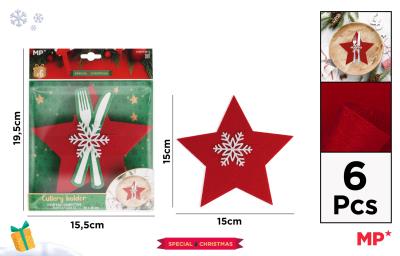 Opakowanie Podkładka na sztuśce świąteczna - gwiazdka