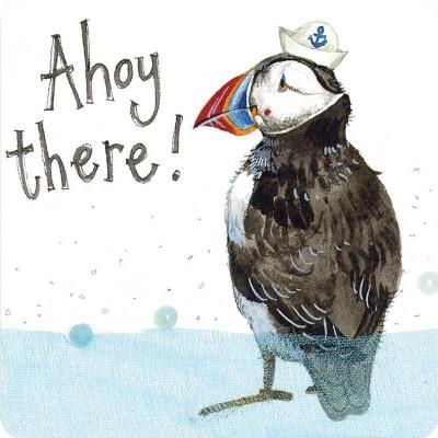 Podkładka pod kubek C214 Ahoj maskonur. Wydawca: Alex Clark. SmakLiter.pl Opakowanie Podkładka pod kubek C214 Ahoj maskonur