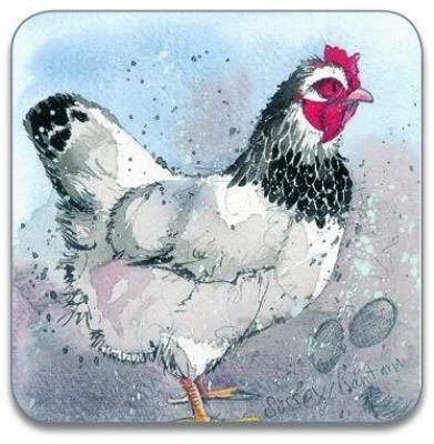 Podkładka pod kubek C81 Kura Sussex. Wydawca: Alex Clark. SmakLiter.pl Opakowanie Podkładka pod kubek C81 Kura Sussex