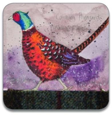 Podkładka pod kubek C92 Bażant. Wydawca: Alex Clark. SmakLiter.pl Opakowanie Podkładka pod kubek C92 Bażant