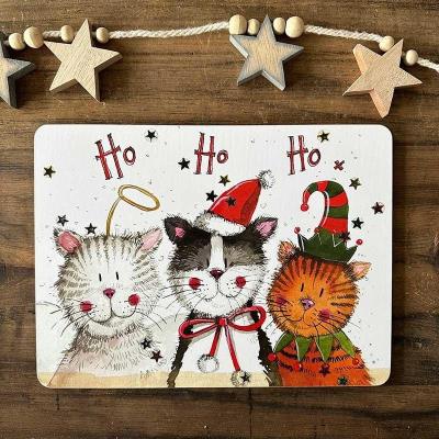 Opakowanie Podkładka pod talerz Świąteczne koty Ho ho ho!