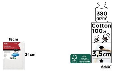 Opakowanie Podobrazie 18x24x3,5cm 380G/m2