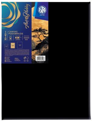 Podobrazie malarskie Astra czarne 30x40cm. Wydawca: ASTRA art-pap. SmakLiter.pl Opakowanie Podobrazie malarskie Astra czarne 30x40cm