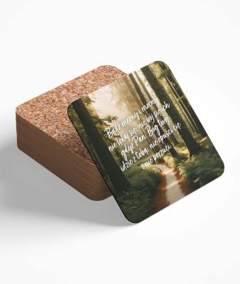 Opakowanie Podstawka korkowa - Bądź mężny - droga