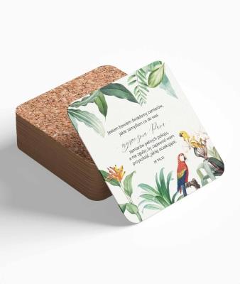 Opakowanie Podstawka korkowa - Jestem bowiem świadom zamiarów