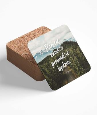 Opakowanie Podstawka korkowa - Pan Cię zawsze - las