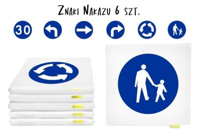 Opakowanie Poduszki Znaki Drogowe 3cm 6szt