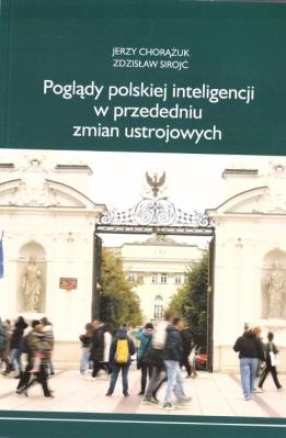 Okładka książki Poglądy polskiej inteligencji w przededniu zmian..