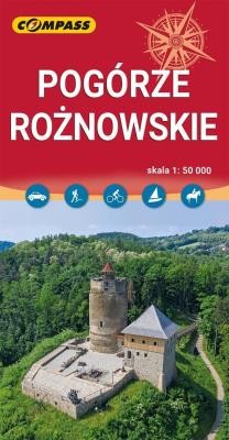Okładka książki Pogórze Rożnowskie - mapa papierowa
